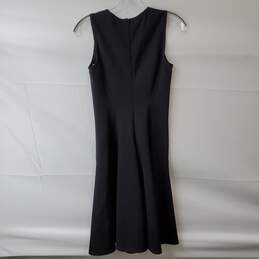 Theory Black Sleeveless Flare Knit Dress Women's Size P alternative image