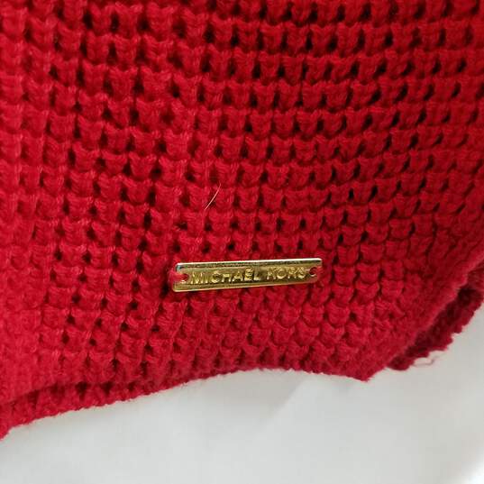 Michael Kors Women's Crimson Cowl Neck Knit Sweater Size L image number 4