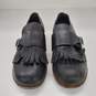 Kork-Ease Bailee Kiltie Monk Strap Black Leather Oxford Loafer Shoes Women's Sz 8M image number 3
