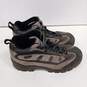 Mens Brown Gray Lace Up Round Toe Ankle Mountain Hiking Boots Size US 12 image number 2