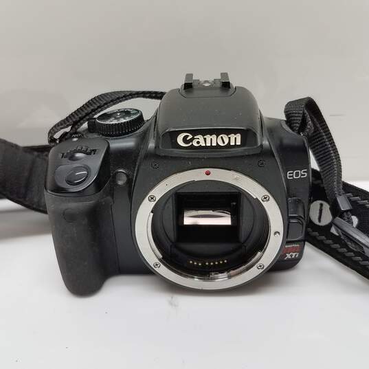Canon EOS Rebel XTi Digital Camera Body Only Black image number 1