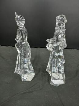 Pair of Mikasa Crystal King Figurines alternative image