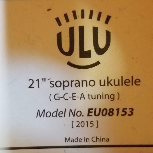 ULU 21 Inch Soprano Ukulele EU08153 With Bag image number 8