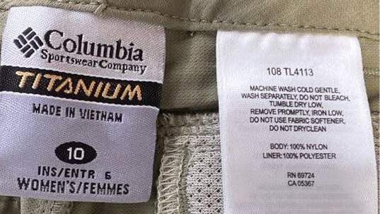 Columbia Green Titanium Shorts - Size 10 image number 6