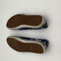 Womens Kaycee Blue White Plaid Round Toe Slip On Loafer Shoes Size 9 B image number 6