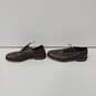 Aguatalia Men's Brown Pebbled Leather Wingtip Dress Shoes Size 11 image number 2