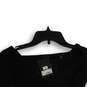 NWT Womens Black 3/4 Sleeve Surplice Neck Pullover Blouse Top Size XS image number 3