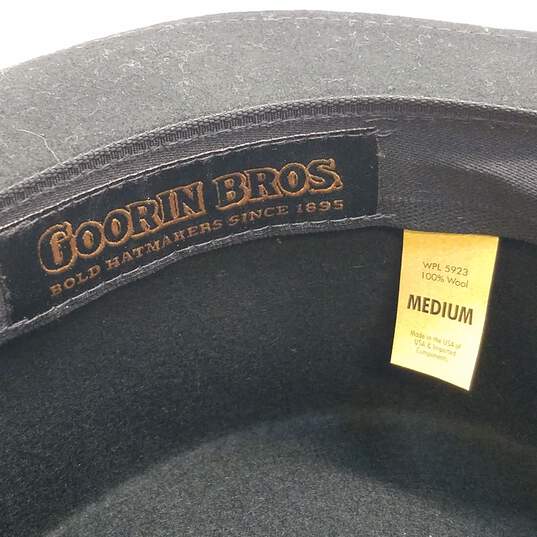 Goorin Bros WPL 5923 Men's Fedora Black Hat image number 7