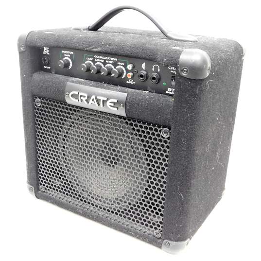 Crate Brand BT15 Model Electric Bass Guitar Amplifier w/ Power Cable image number 1
