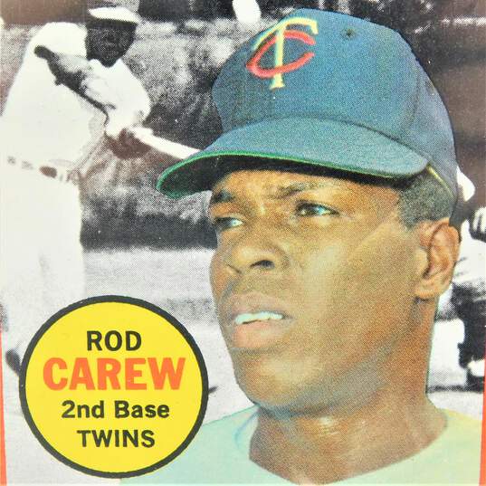 1969 HOF Rod Carew Topps Sporting News All-Star Minnesota Twins image number 2