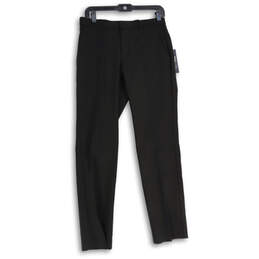 NWT Mens Black THFlex Flat Front Straight Leg Dress Pants Size 30 X 30