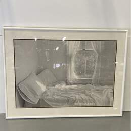 BED, AMAGANSETT Print by Lilo Raymond c.1977 Matted & Framed