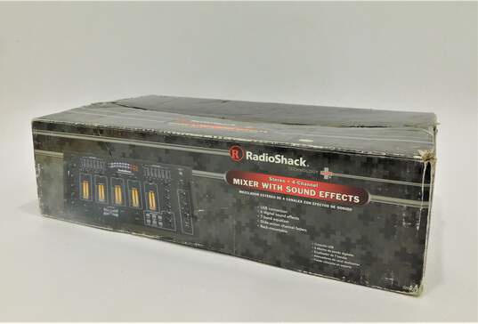 VNTG RadioShack Brand 3200026 Model 4-Channel USB Mixer with Effects image number 1