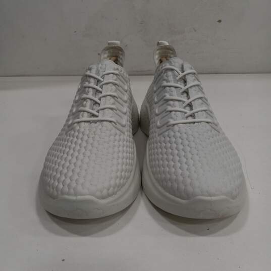 Ecco Denmark USA Men's White Leather Sneakers Size 12.5 - NWT image number 2