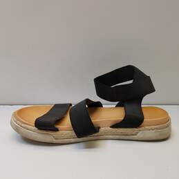 Steve Madden Girl Jkimmie Black Strap Sandals Flats Shoes Women's Size 8.5 M alternative image