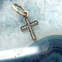 Designer Pandora S925 ALE Sterling Silver Rhinestone The Cross Chain Charm image number 1
