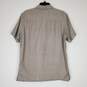 AllSaints Men Gray Short Sleeve Button Up Shirt L image number 6