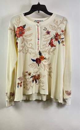 Johnny Was Ivory Long Sleeve - Size S
