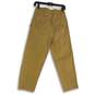 Free People Womens Tan Pleated-Front Slash Pocket Ankle Pants Size 2 image number 2