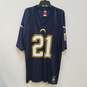 Reebok Mens Blue Los Angeles Chargers LaDainian Tomlinson #21 Jersey Size L image number 1