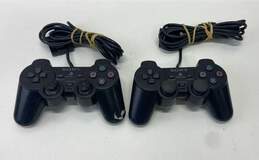 Sony Playstation 2 controllers - Lot of 10, black >>FOR PARTS<< alternative image