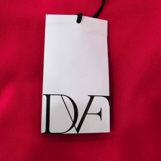 Diane Von Furstenberg Dragon Fruit Pink Carrie Dress image number 6