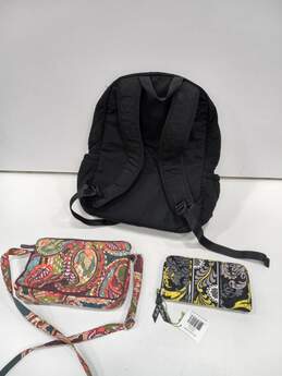 Bundle of Vera Bradley 1 Backpack 1 Purse 1 Wallet alternative image