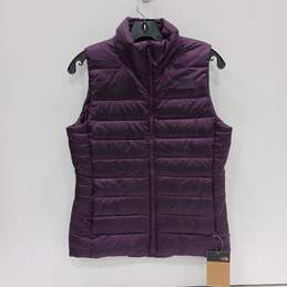 The North Face Women's Aconcadua Purple Down Puffer Vest Size S NWT