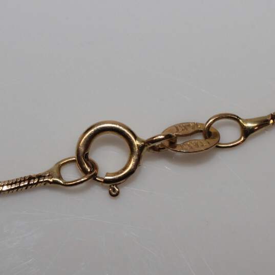 14K Yellow Gold Necklace Chain-2.81g image number 2