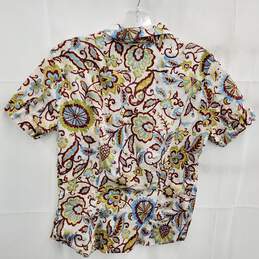 Patagonia Women's Organic Cotton Multicolor Paisley Button Up Shirt Size 6 alternative image
