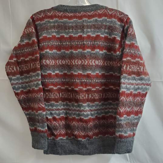 Novica Mens 100% Alpaca Pull Over Sweater Size S Round Neck image number 4