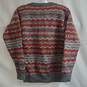 Novica Mens 100% Alpaca Pull Over Sweater Size S Round Neck image number 4