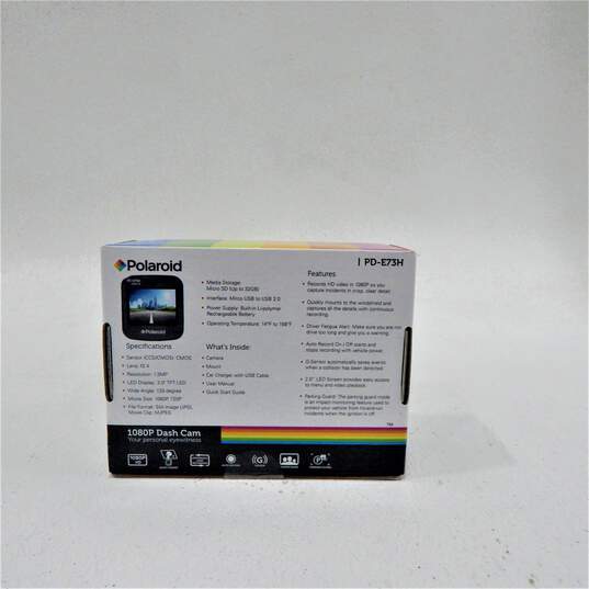 Sealed Polaroid 1080P HD Dash Cam Car Dashboard Camera PD-E73H image number 2