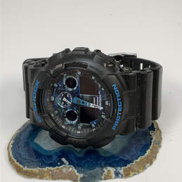 Designer Casio G-Shock Black Round Dial Chronograph Digital Wristwatch