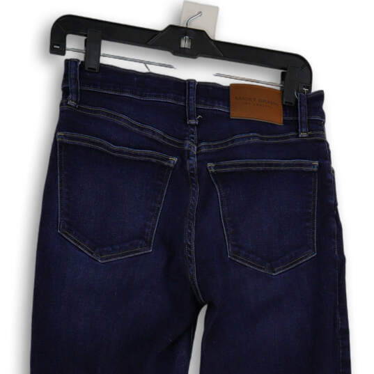 Womens Blue Medium Wash 5-Pocket Design Skinny Leg Jeans Size 6/28 Reg image number 4