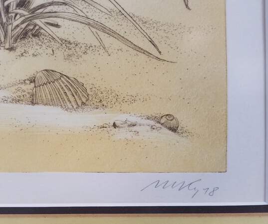 White Sands Limited Edition Vintage Lithograph / Signed image number 6
