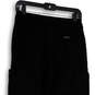 Womens Black Drawstring Waist Straight Leg Pull-On Jogger Pants Size Small image number 4