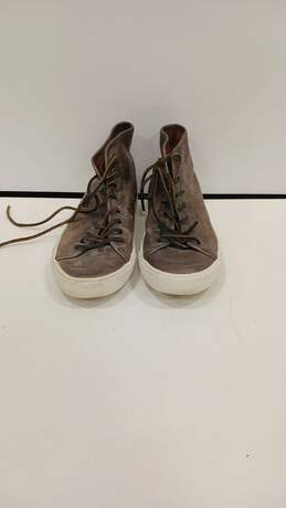 Frye Brown Leather Sneakers Men's Size 10