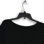 NWT Simply Vera Vera Wang Womens Black V-Neck Short Sleeve Blouse Top Size L image number 4