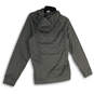 Womens Gray Long Sleeve Kangaroo Pocket Dri-Fit Pullover Hoodie Size S image number 2