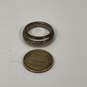 Designer Pandora S925 ALE 50 Sterling Silver Round Shape Layered Band Ring image number 4