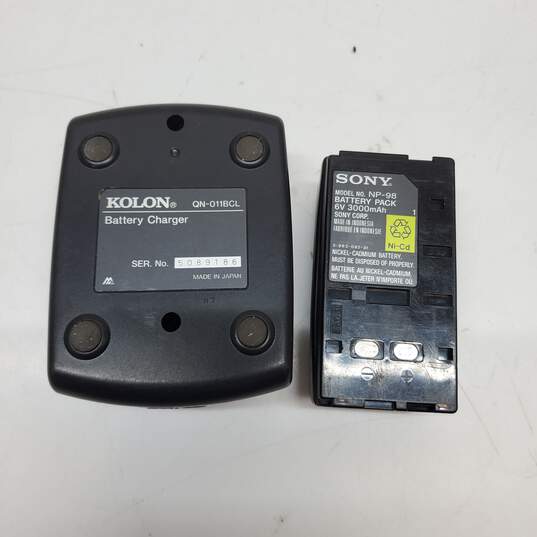 Kolon Battery Charger QN-011BCL & Sony Batter Pack NP-98 image number 3