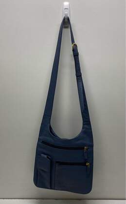 JP Ourse & Cie Traveler Gray Leather Shoulder Bag