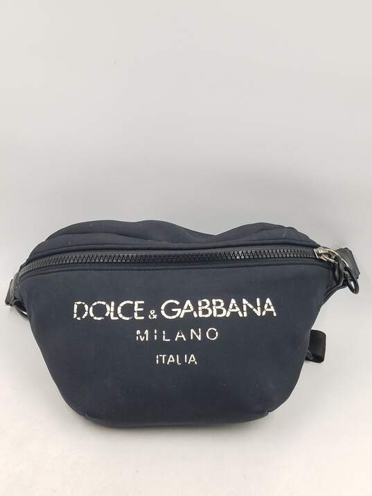 Authentic D&G Black Logo Belt Bag image number 1