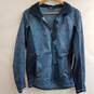 The North Face men's blue zip up tech fleece size small image number 1