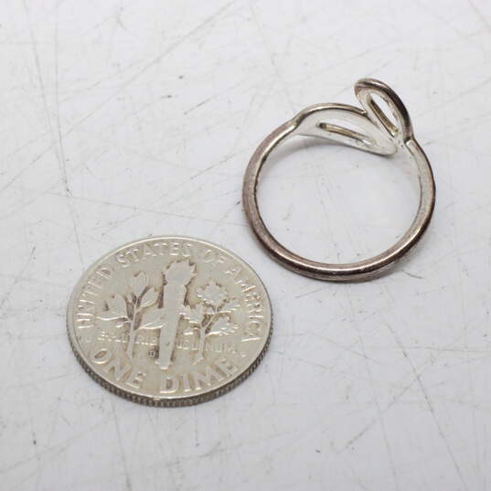 Ippolita Signed Sterling Silver Cherish Link Wrap Ring Size 3.75 - 1.3g image number 5
