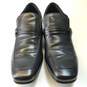 Kenneth Cole Reaction Vert Black Leather Slip On Loafers Shoes Men's Size 8.5 M image number 3