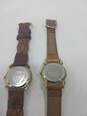 Guess Brand Watches w/ Brown Leather Bands image number 4