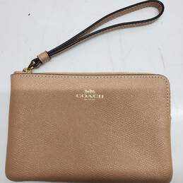 Coach Light Brown Leather Wallet