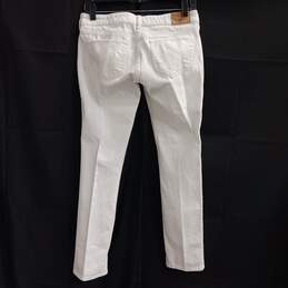 Hollister Women's White Straight Leg Jeans Size W26xL31 alternative image